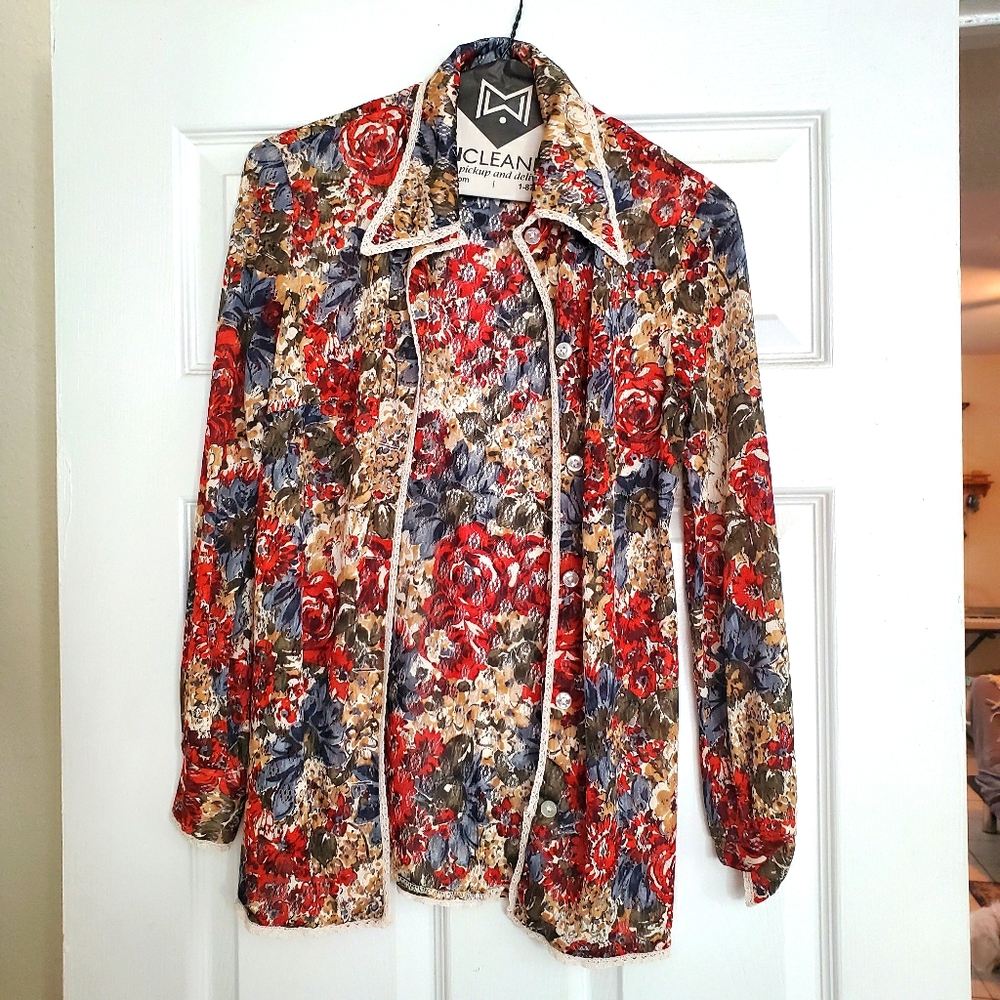 Vintage Mr. Stan Floral Button Up
